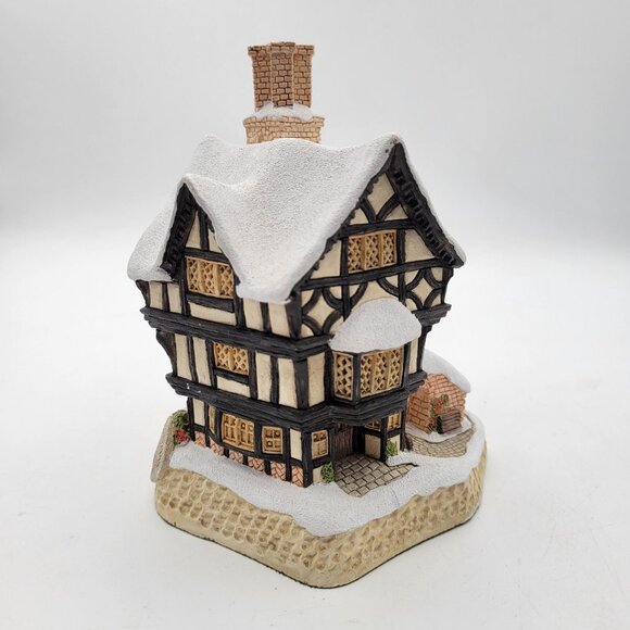 Vintage 1990 David Winter MISTER FEZZIWIGS EMPORIUM Village Cottage w BOX & COA - Picture 5 of 15